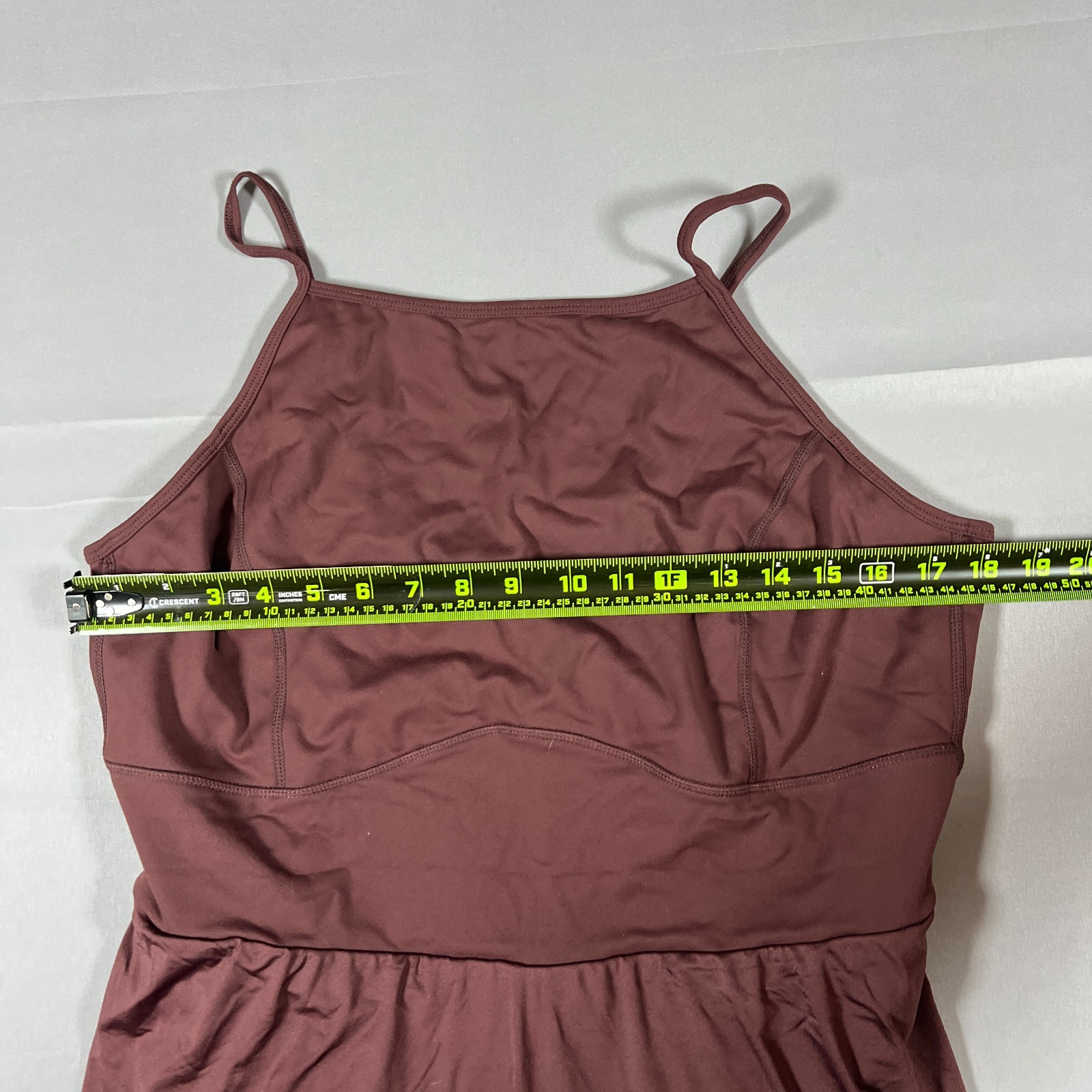 Torrid Performance Core 2fer Active Dress Womens 2 Brown Nylon Moisture Wicking