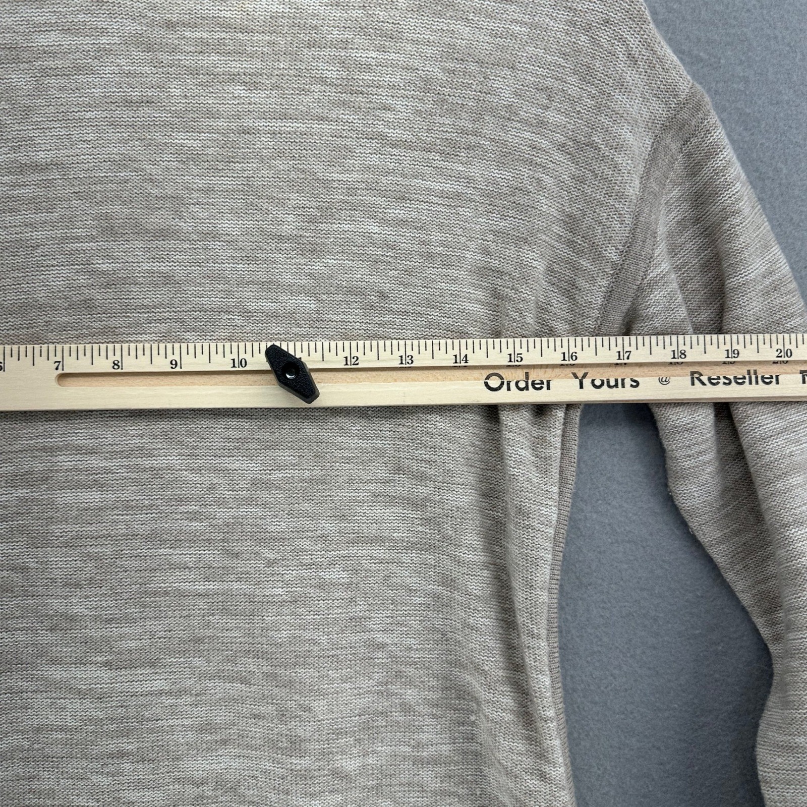 Athleta Retreat Oatmeal Marbled Heathered Sweater Dress SZ S Classic Preppy Prep