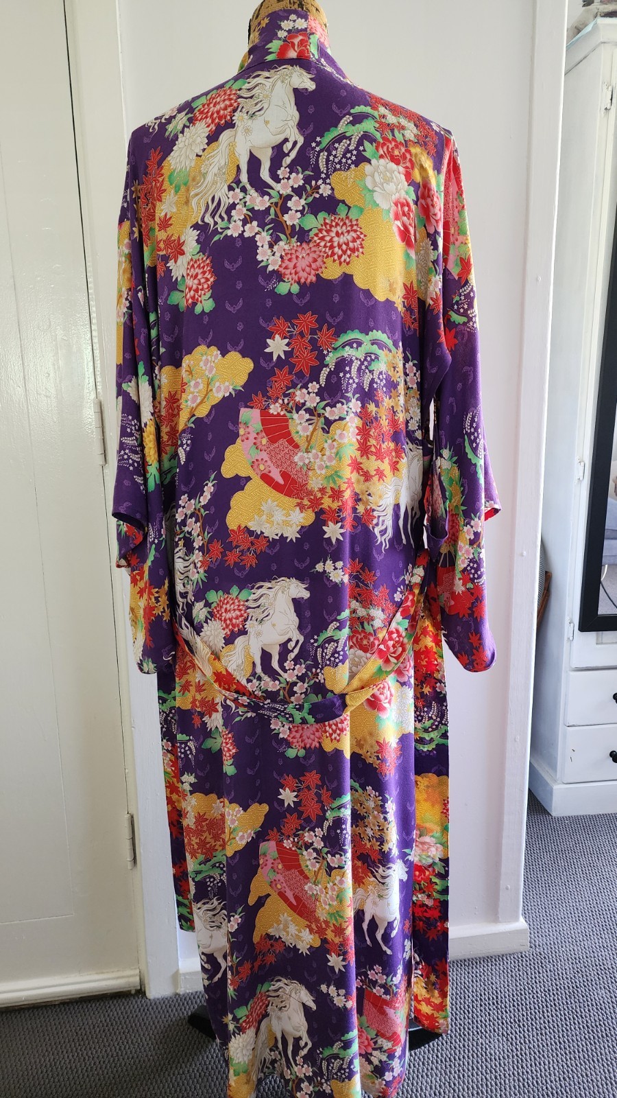 🦋Spell And The Gypsy O/S Wild Horses Kimono Robe with Sash AS NEW