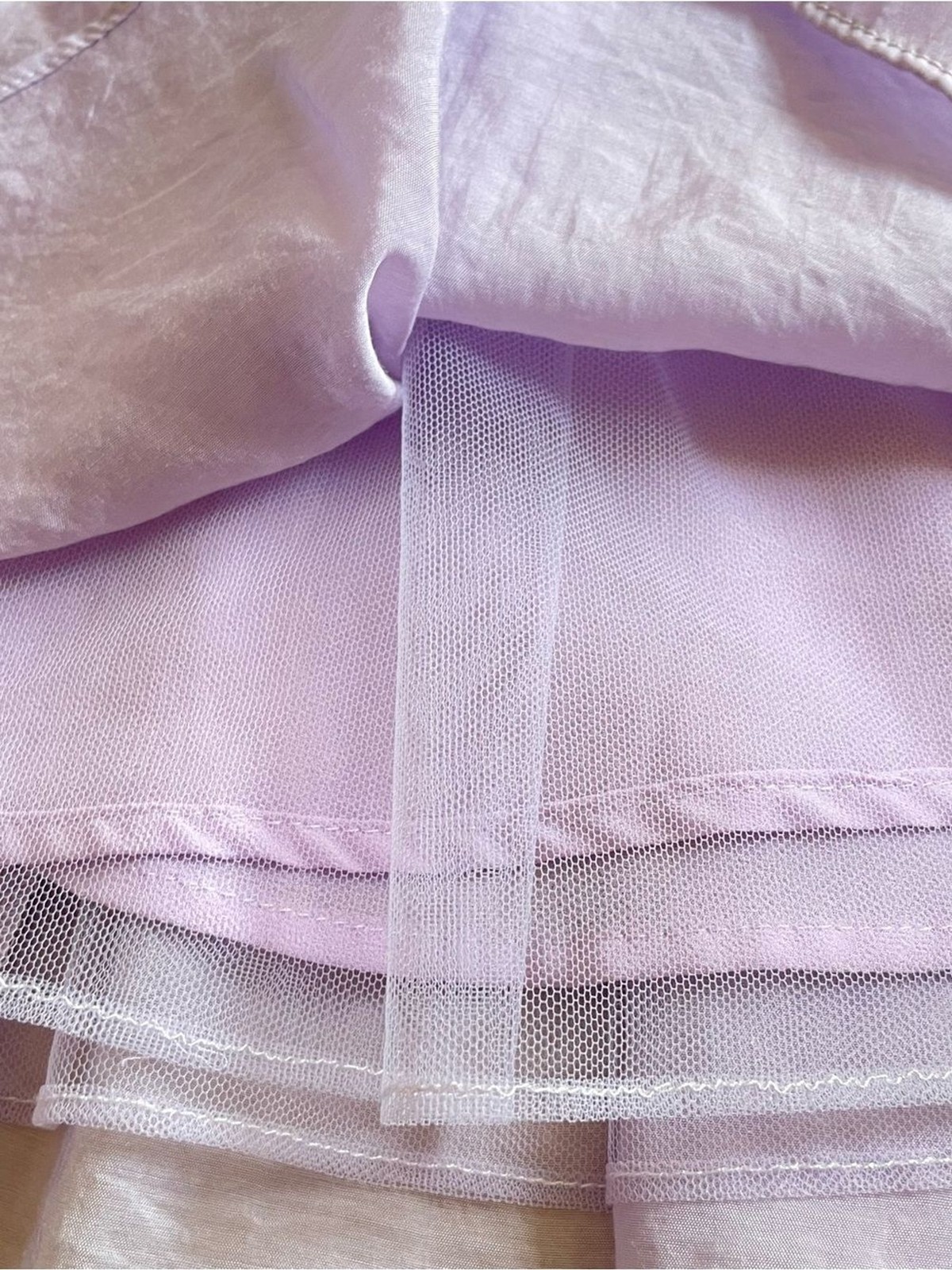 Astr Lavender Puff-Sleeve Smocked Mini Dress size Small, NWT