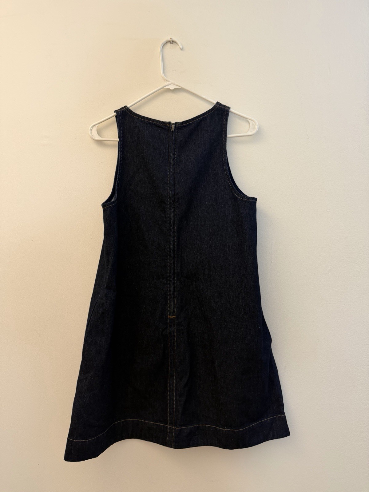 Madewell Denim Mini Shift Dress Rinse Wash Sleeveless A-Line Women’s M, NWT $138