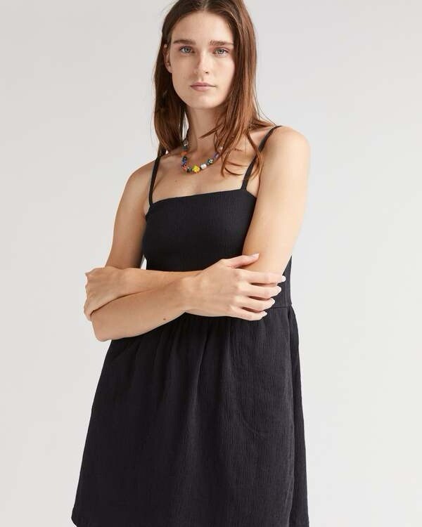Richer Poorer Women’s Black Cloud Weave Mini Dress Size – MEDIUM