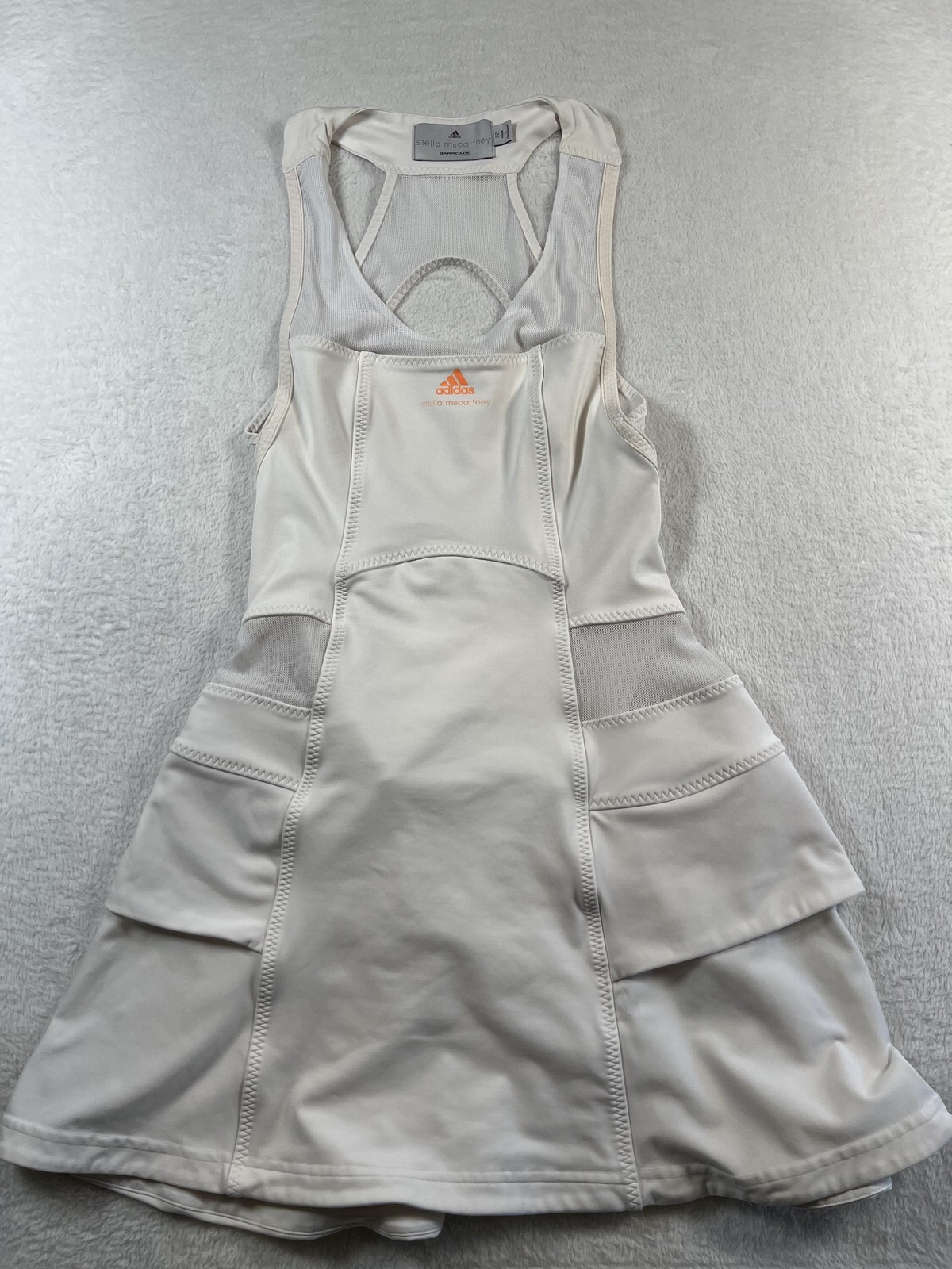 Adidas By Stella McCartney Dress Womens 32 White Barricade Tennis Tank Athletic