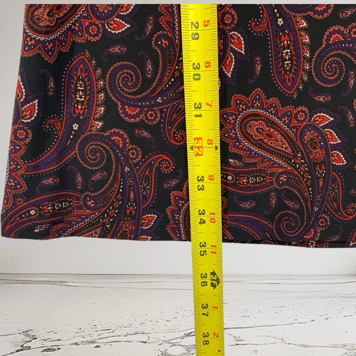 Tommy Hilfiger Paisley Smocked Mock Neck Dress Size 4 Elegant Summer Chic $129