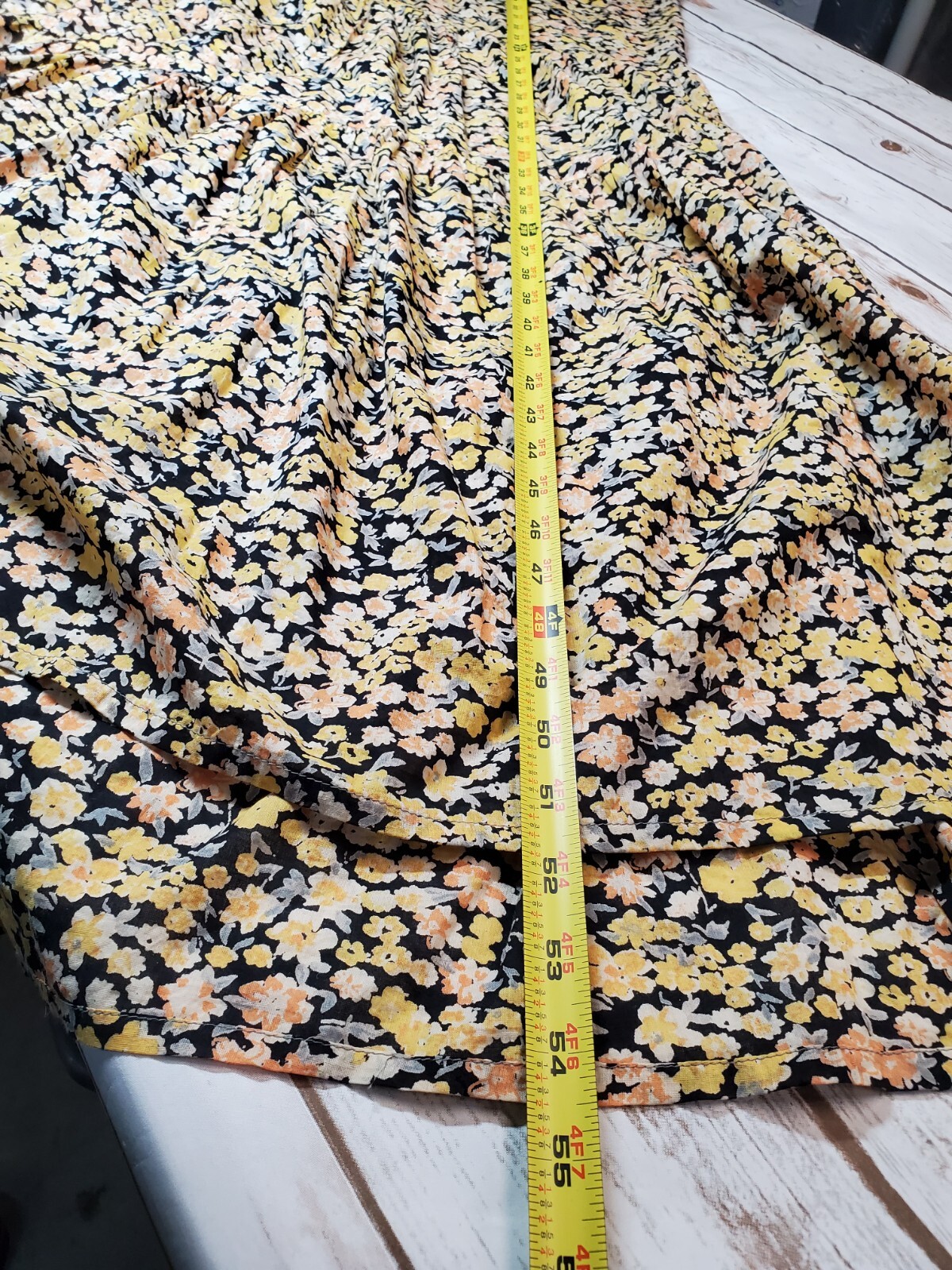 A PEICE APART Womens Medium Maxi Dress Tiered Long Bohemian Romantic Floral Eco