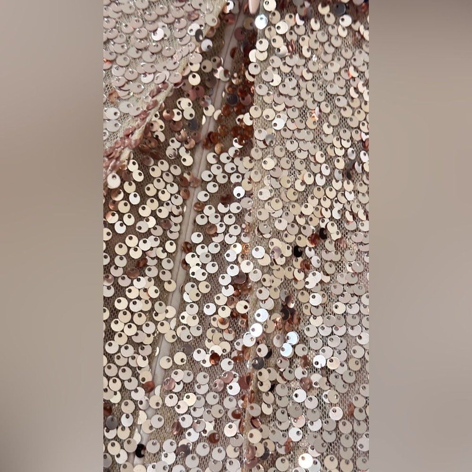 Vince Camuto Dress Copper Sequin, 14W and 16W