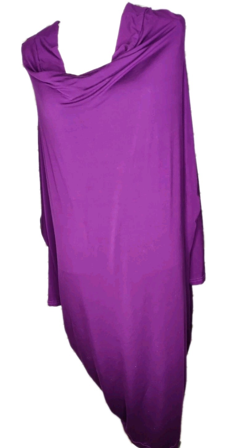 • Morph Clothing Solid Rich Plum Modal Capsule Versatile Dress Women’s Size XL