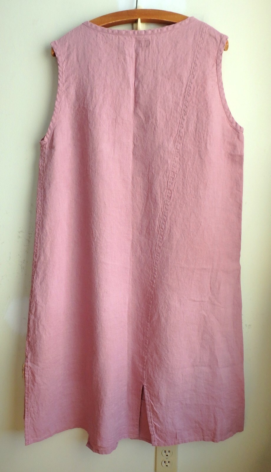 FLAX Designs LINEN DRESS S & L NWT Vancouver Dress BLOSSOM