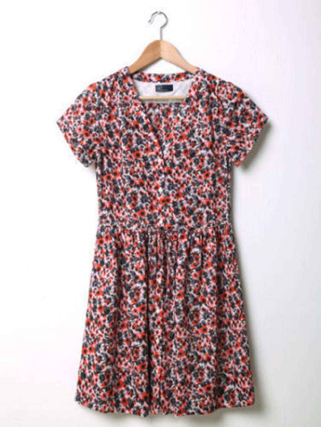 NWT $59 GAP Multicolor Floral Washable Lined Spring Summer Dress Size 4