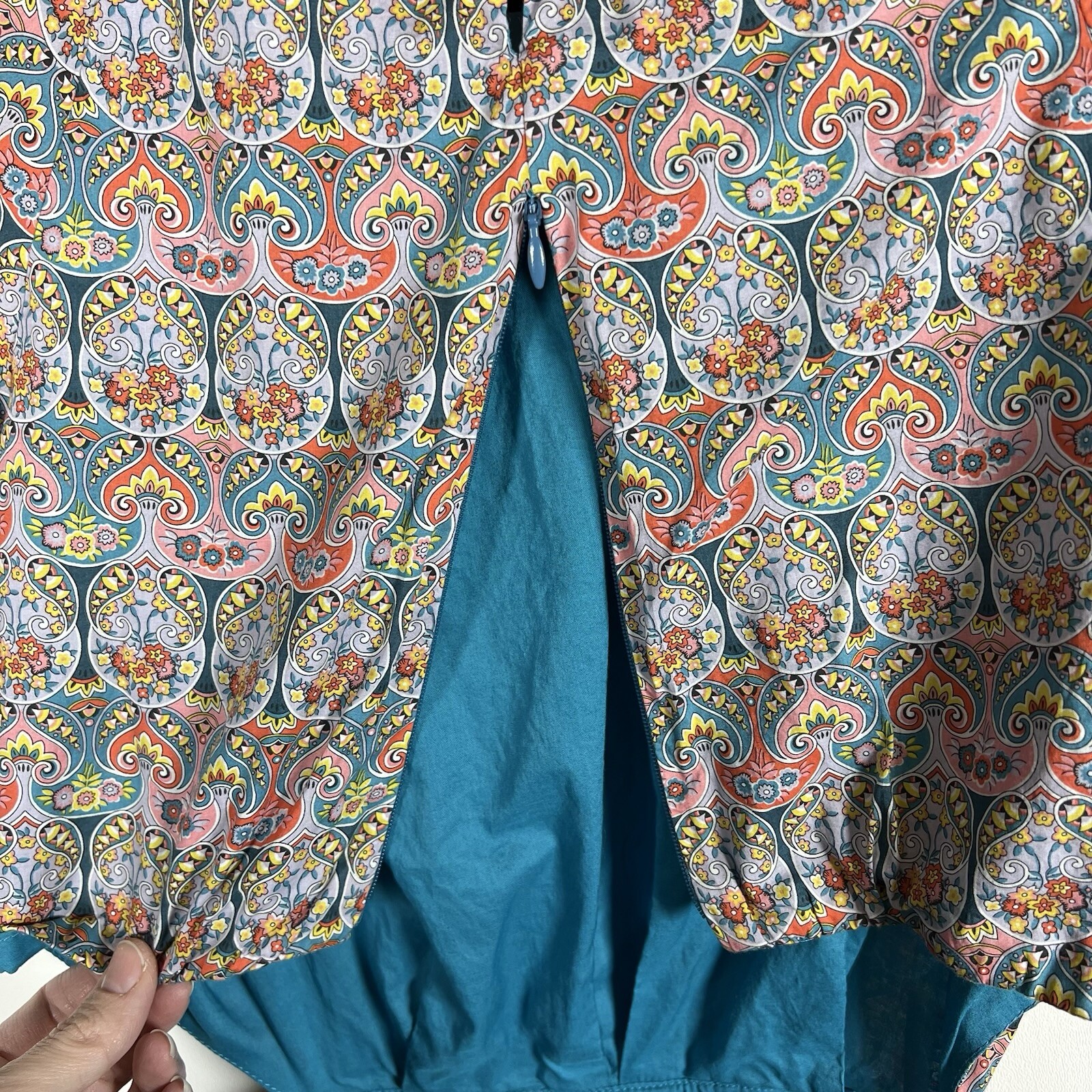 J. Crew Side Cutout Organic Cotton Dress in Liberty Giorgia Duke Fabric Size 6