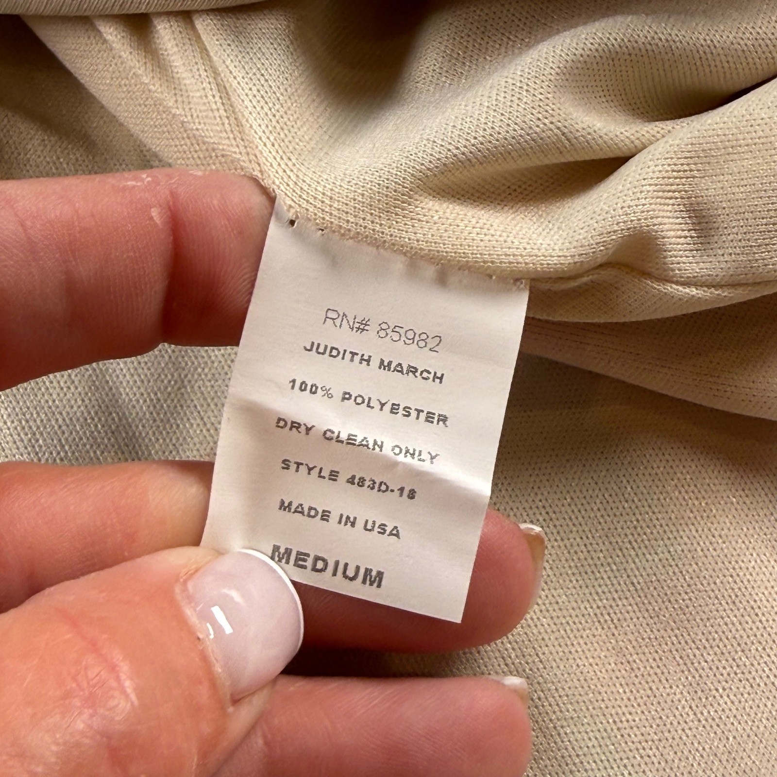 Judith March Mexican Etches Strapless Dress Sz Medium New With Tag Made In USA