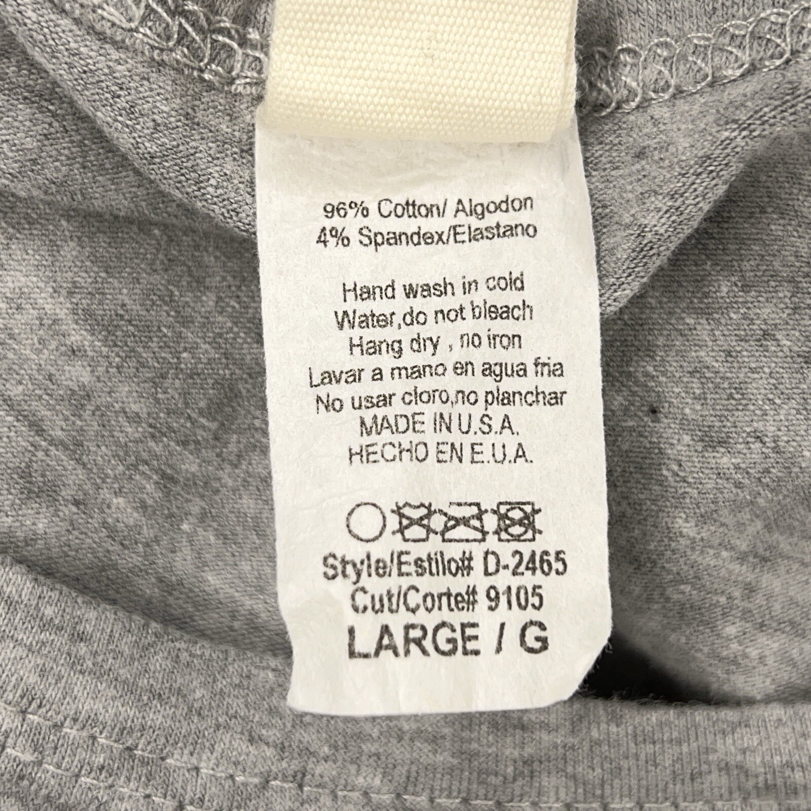 LARGE 7TH RAY LIGHT GREY TSHIRT DRESS SHORT SLEEVE CASUAL STRETCH