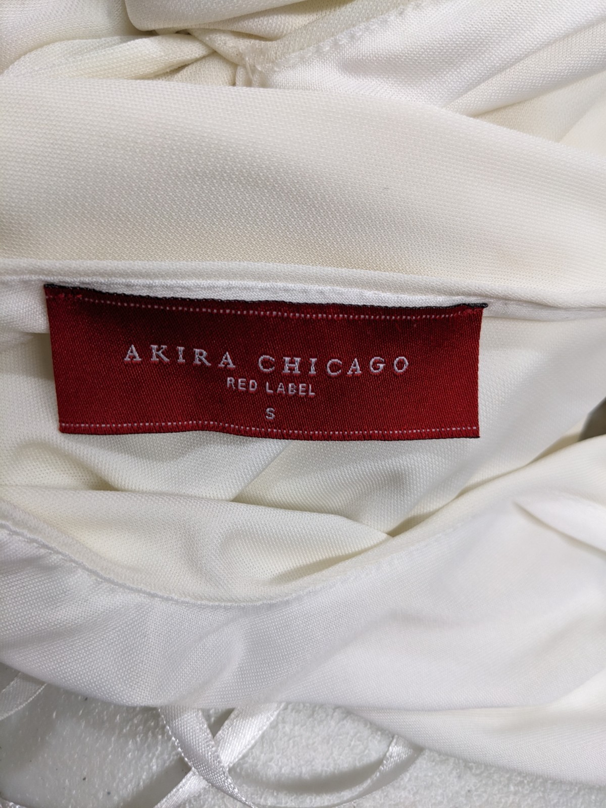 Akira Chicago Red Label Wrap Roman Mini Dress Womens S Elegant Fairy Eth drs20