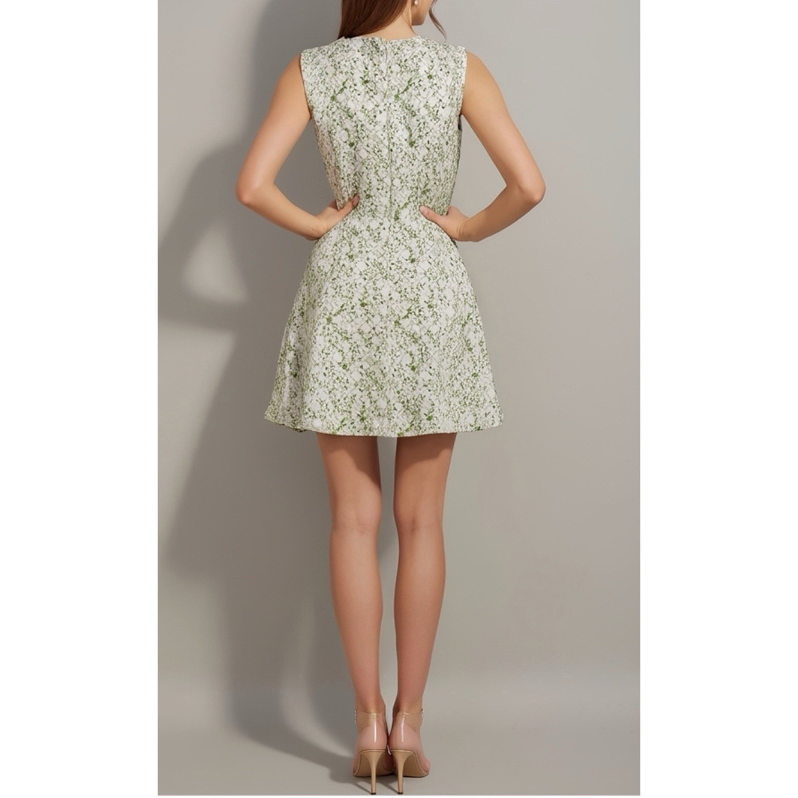 $198 NWT HILL HOUSE Sutton Dress, Basketweave Vine Sand, XL