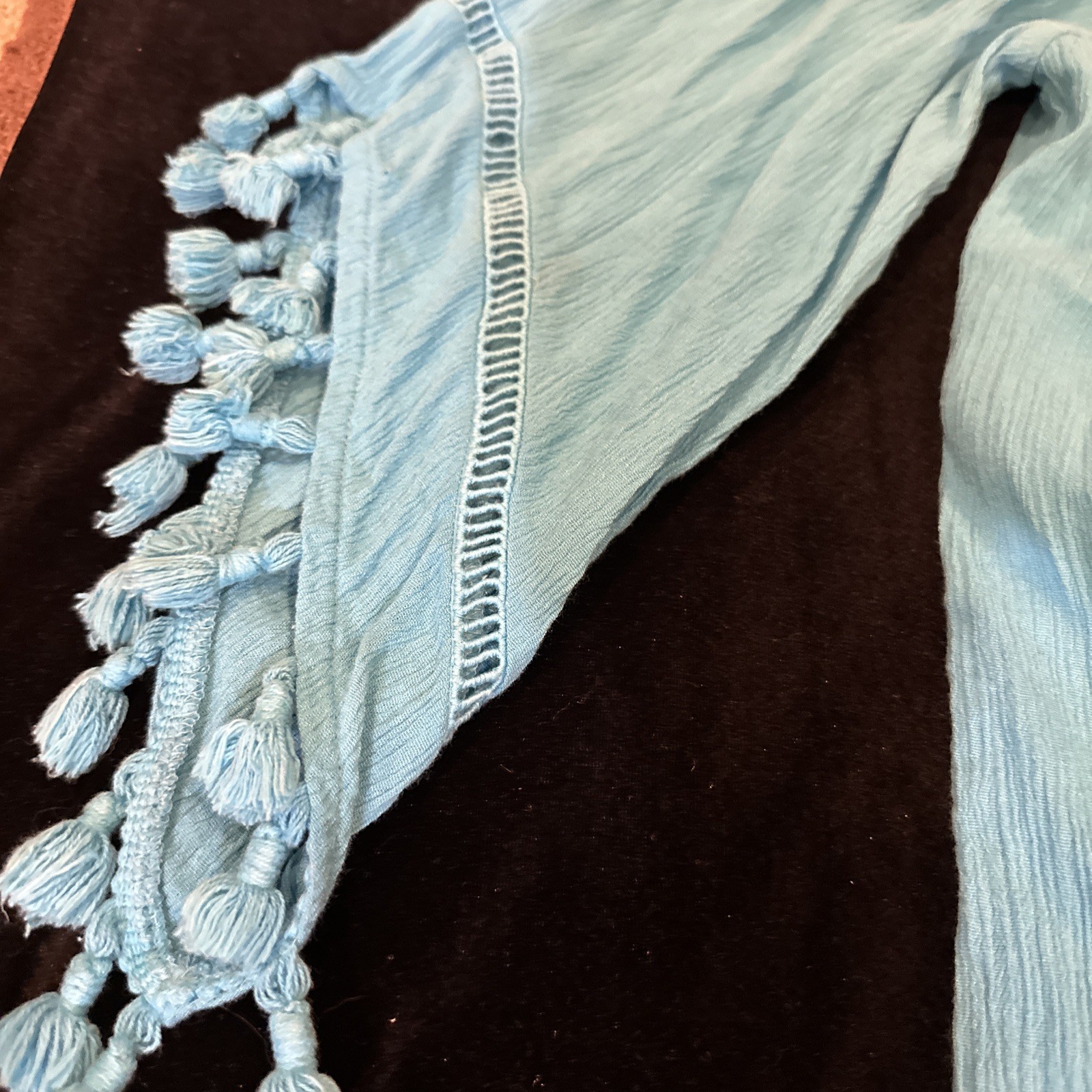 Red Camel Dress Womens Size Large Aqua Blue Lined Mini/shirt Boho, Southwestern