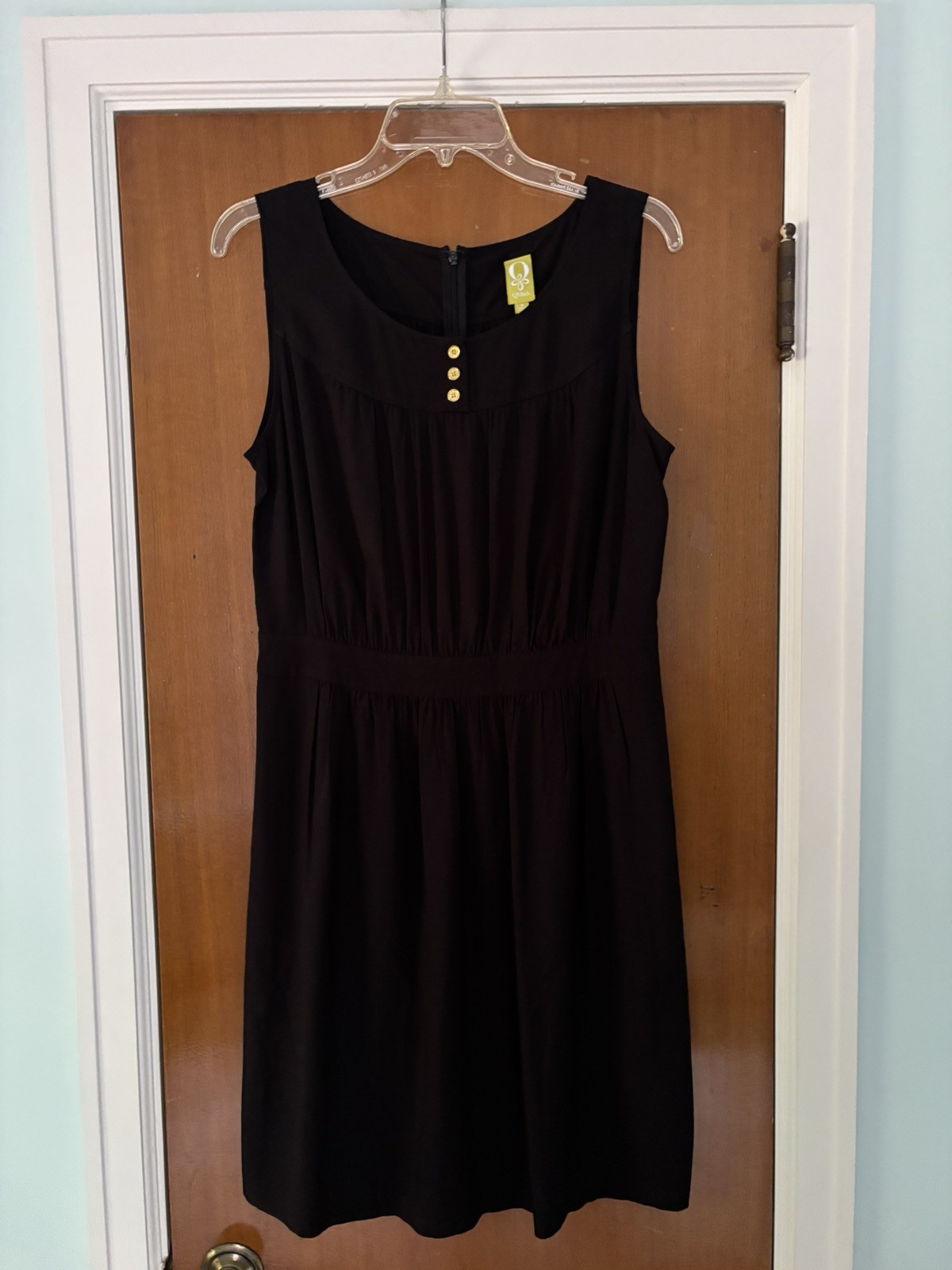 QMack NWT classic black comfortable dress sz 6 $89