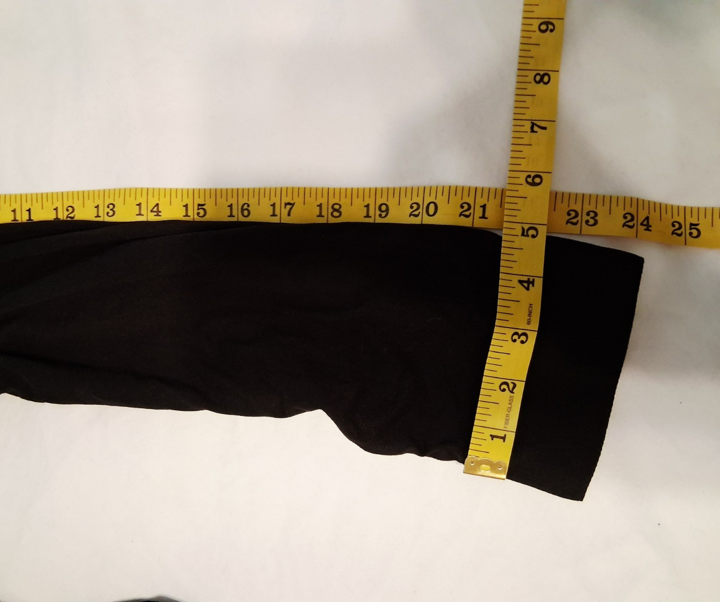 Black Jersey Shirt Dress Large Lightweight Belted Snap Close Collar Career NWOT