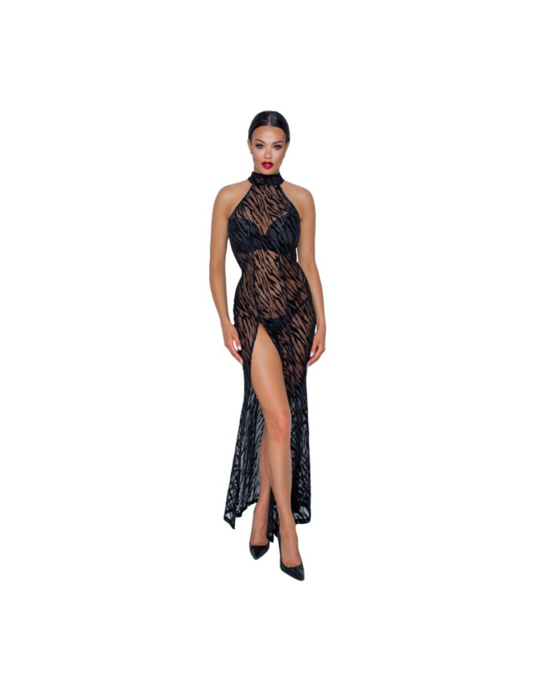 Sexy Black Long Dress – Black – L