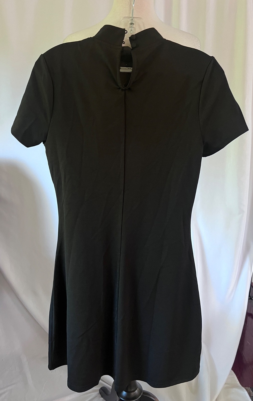 SMAK PARLOUR MOCK TURTLENECK WAVE MAKER MINI DRESS – NEW / Sz M