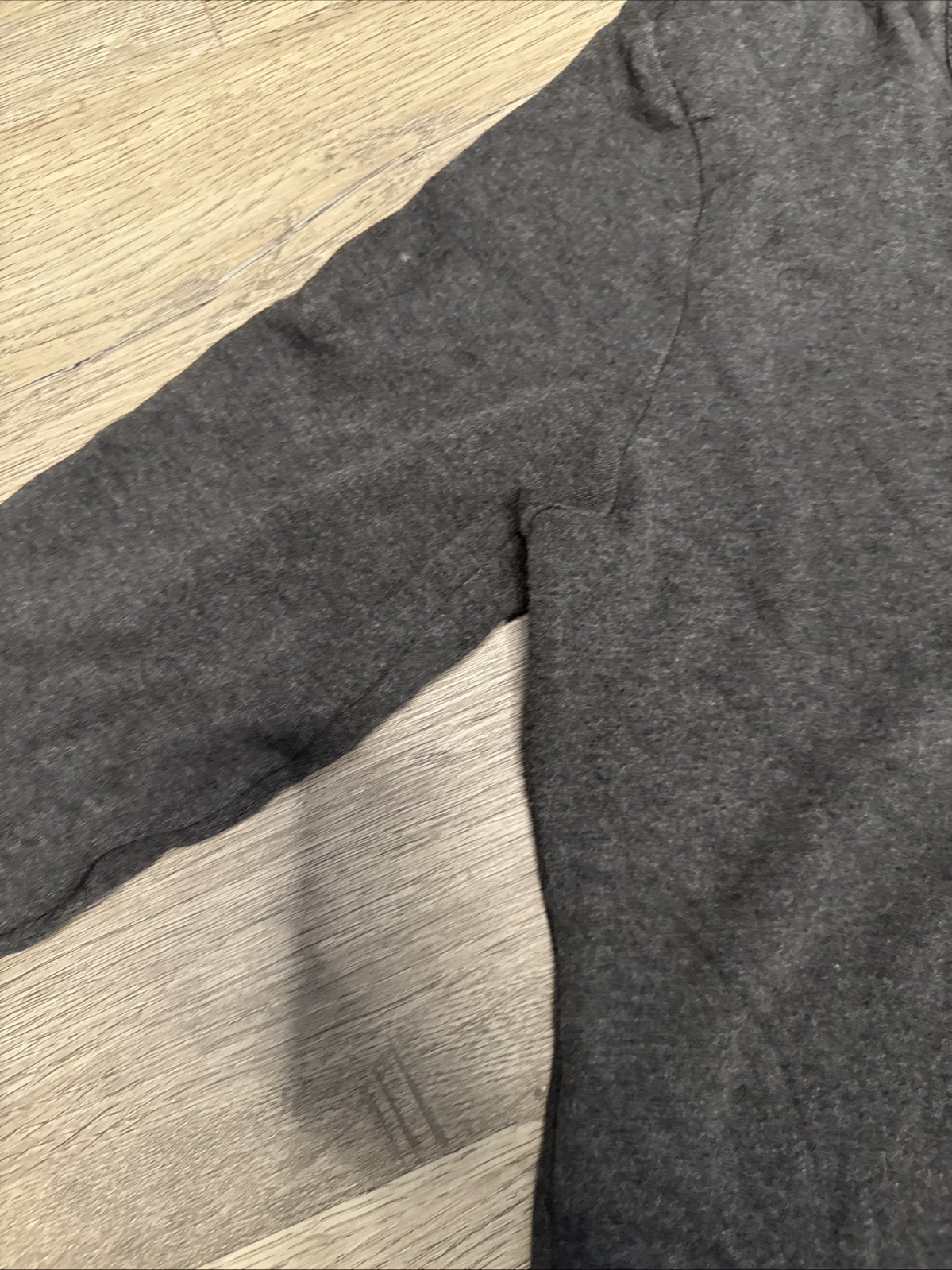 Philosophy grey mini dress back zip three-quarter leave size XL Stretch Soft