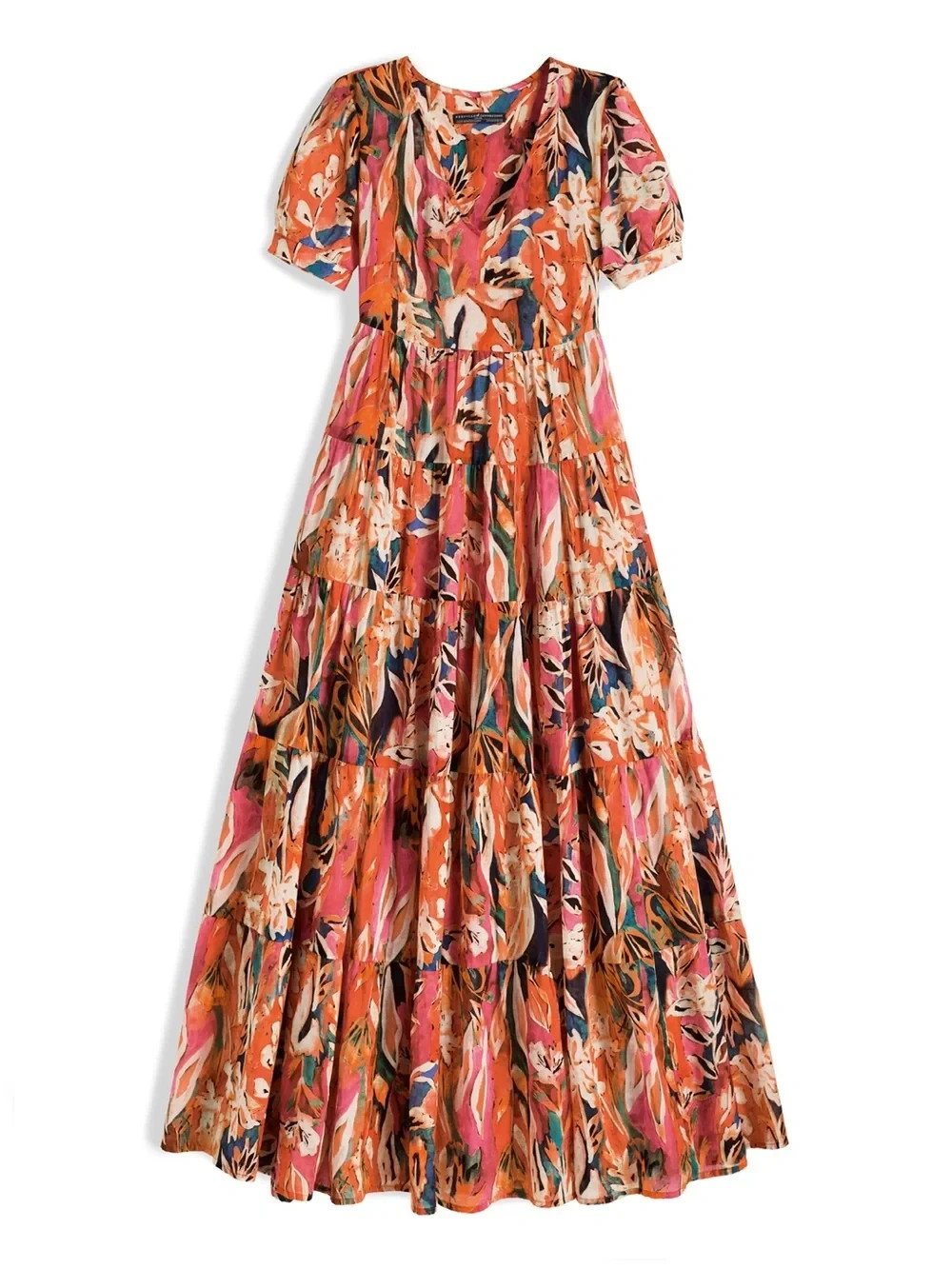 Peruvian Connection Solana Maxi Dress in Rouge, Size S, Excellent Condition