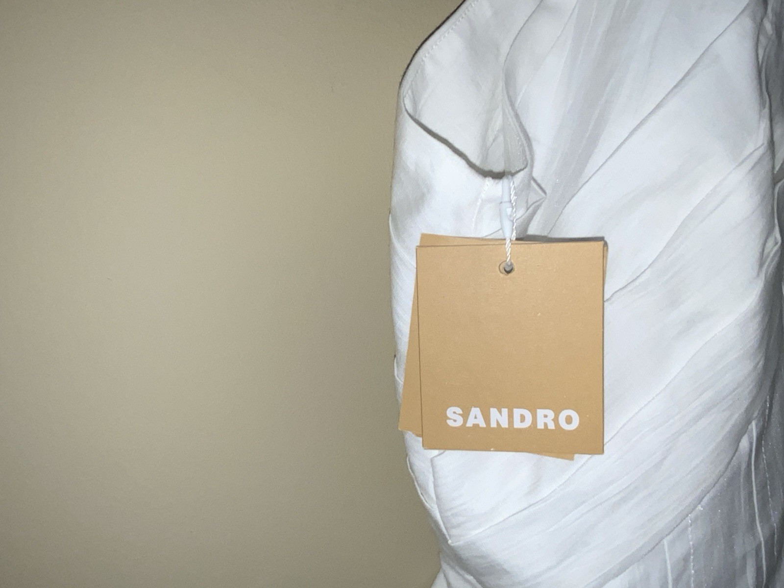 Sandro Grenadine Maxi dress Size 38 (USA 8 ) NWT MSPR