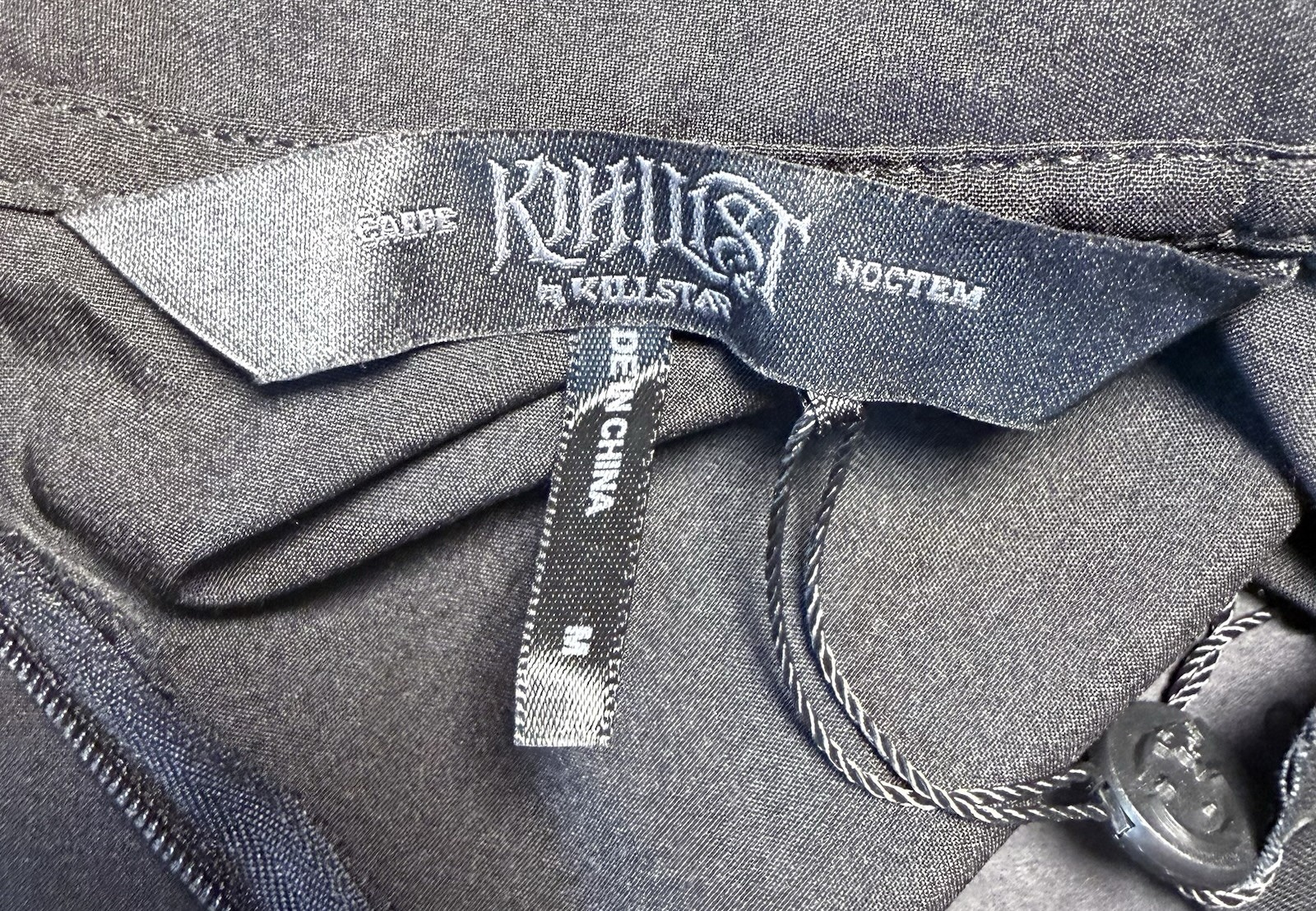 Kihilist By Killstar Funerary Rites Mini Dress Sz Med Goth Witch Vamp New W Tags