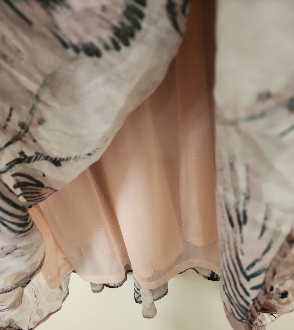 Peruvian Connection Medium Floral Botanical Butterfly Fit & Flare Dress Pockets