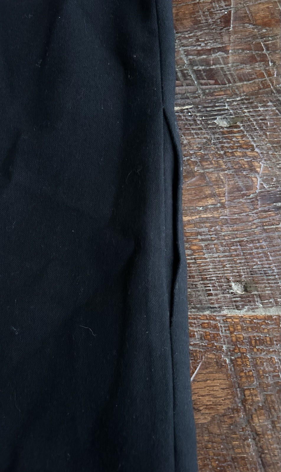 Harve Benard 100% Wool Jumper Dress Size 14 Black Sleeveless Pockets Ukraine