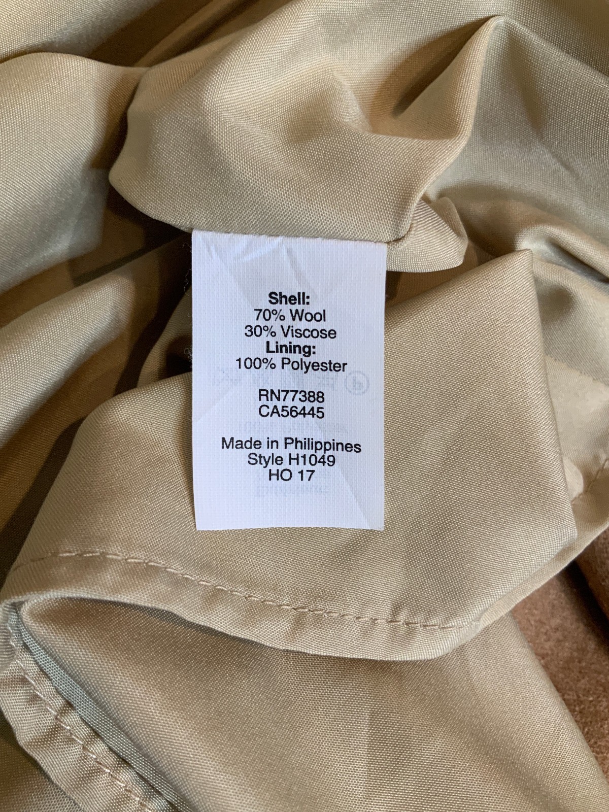 J. Crew Brown Wool Blend High Round Neck Sleeveless A-Line Structured Dress, 2