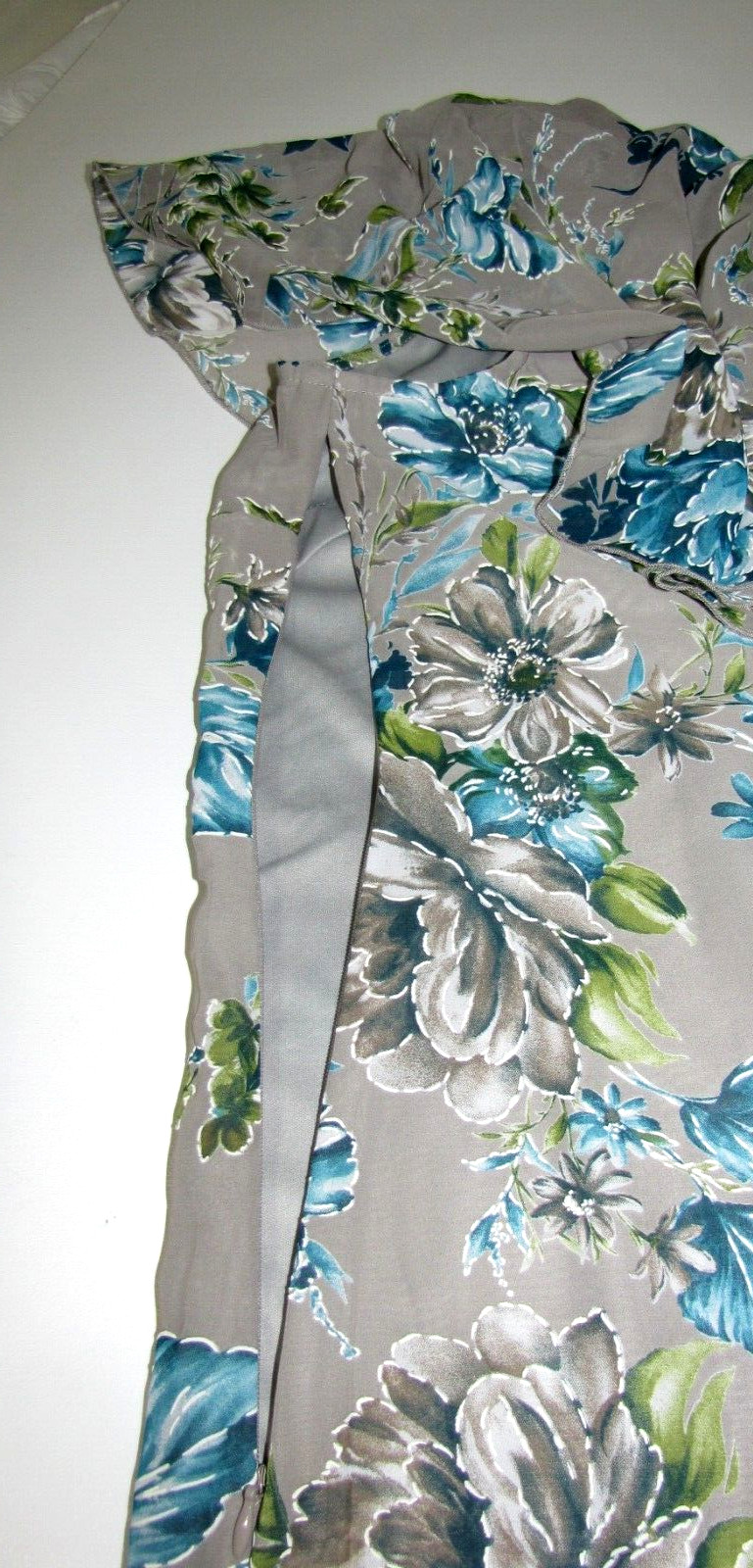 NWT Isabel Hayley Timeless Trends flowy Coctail dress Teal Flowers Women’s 18W