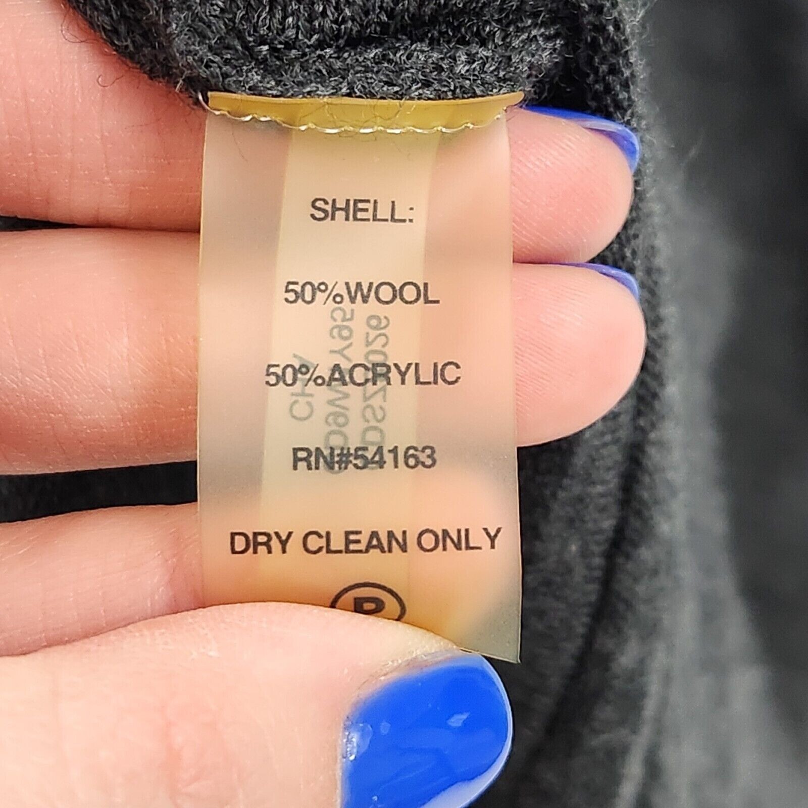 Calvin Klein Dress Womens Small Gray Wool Blend Short Sleeve A Line Sheath Knit