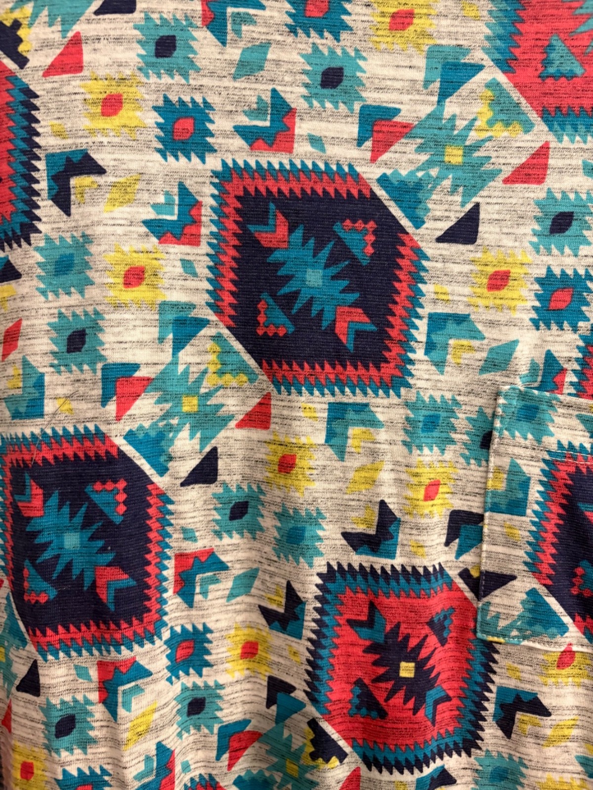 LuLaRoe NWT Carly dress Medium (8-10); geometric aztech-inspired print