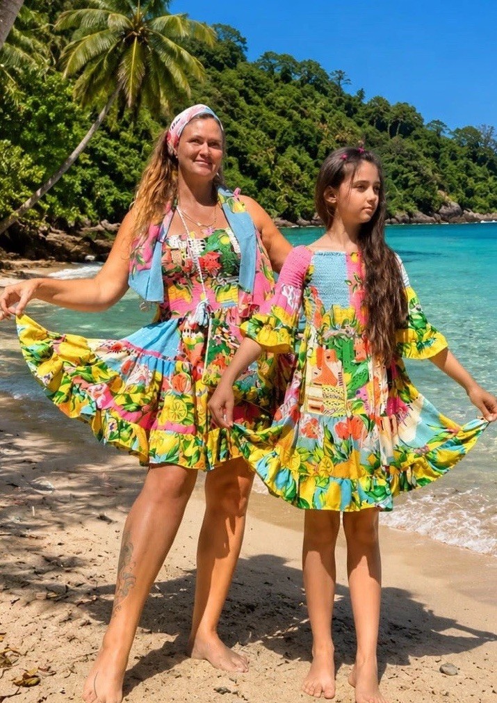 Antica Sartoria 2026 Positano 🍋 Mommy & Me Matching Dresses NWT