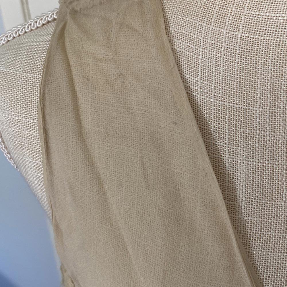 NWT Robert Rodriguez Knee Length Midi Dress Womens Tan Off White Bone Size 8