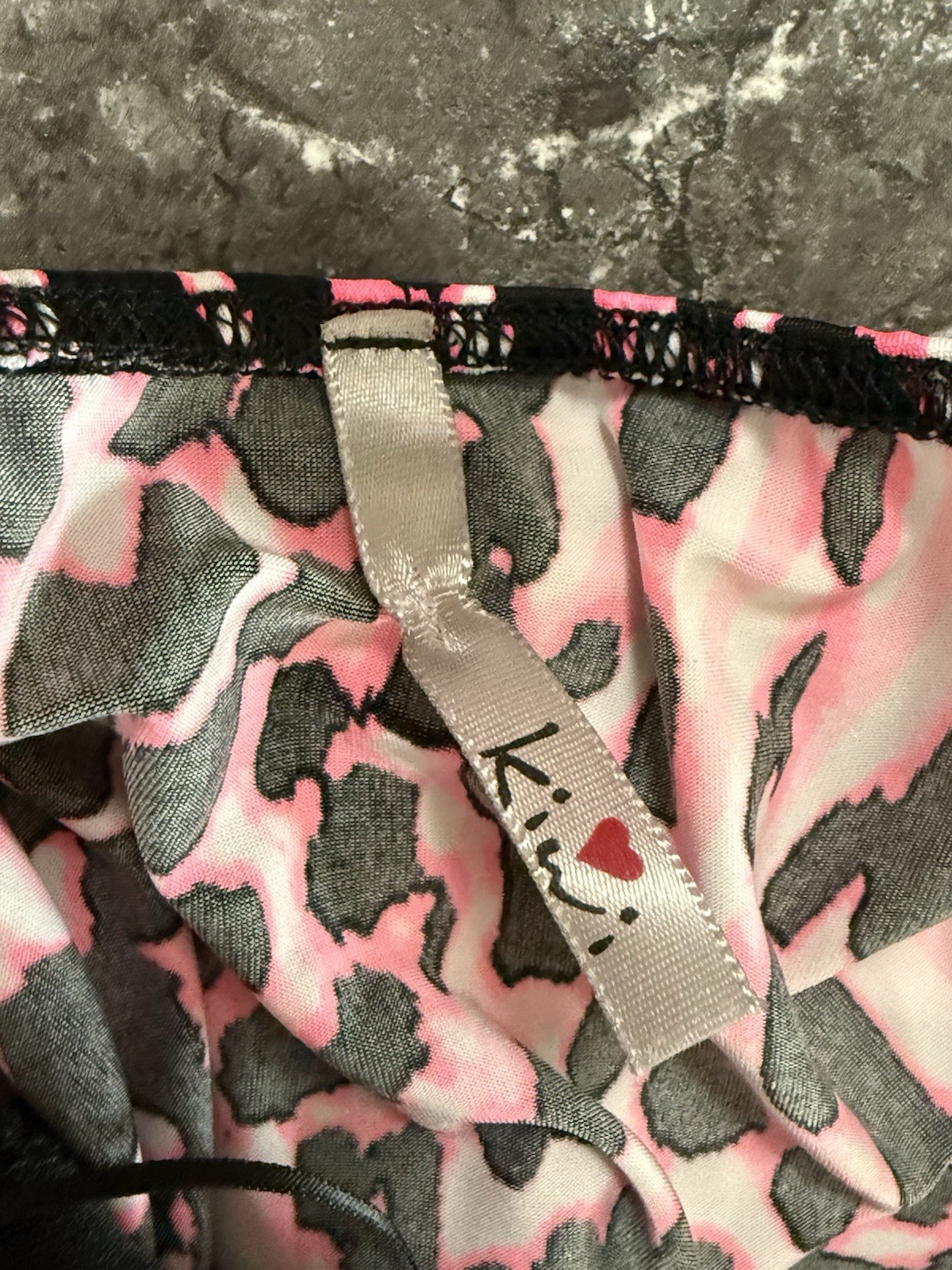 Kiwi Womens Ruched Halter Mini Dress Stretch Clubwear Neon Pink Black Leopard S