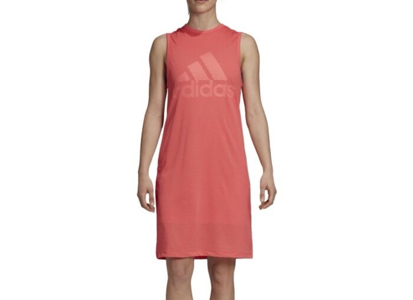 Adidas Women’s SID Logo Sleeveless Mesh Dress Small NEW. 1326