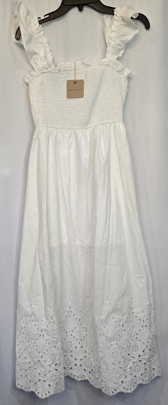 NWT Blu Pepper Women’s White Sundress / Size S