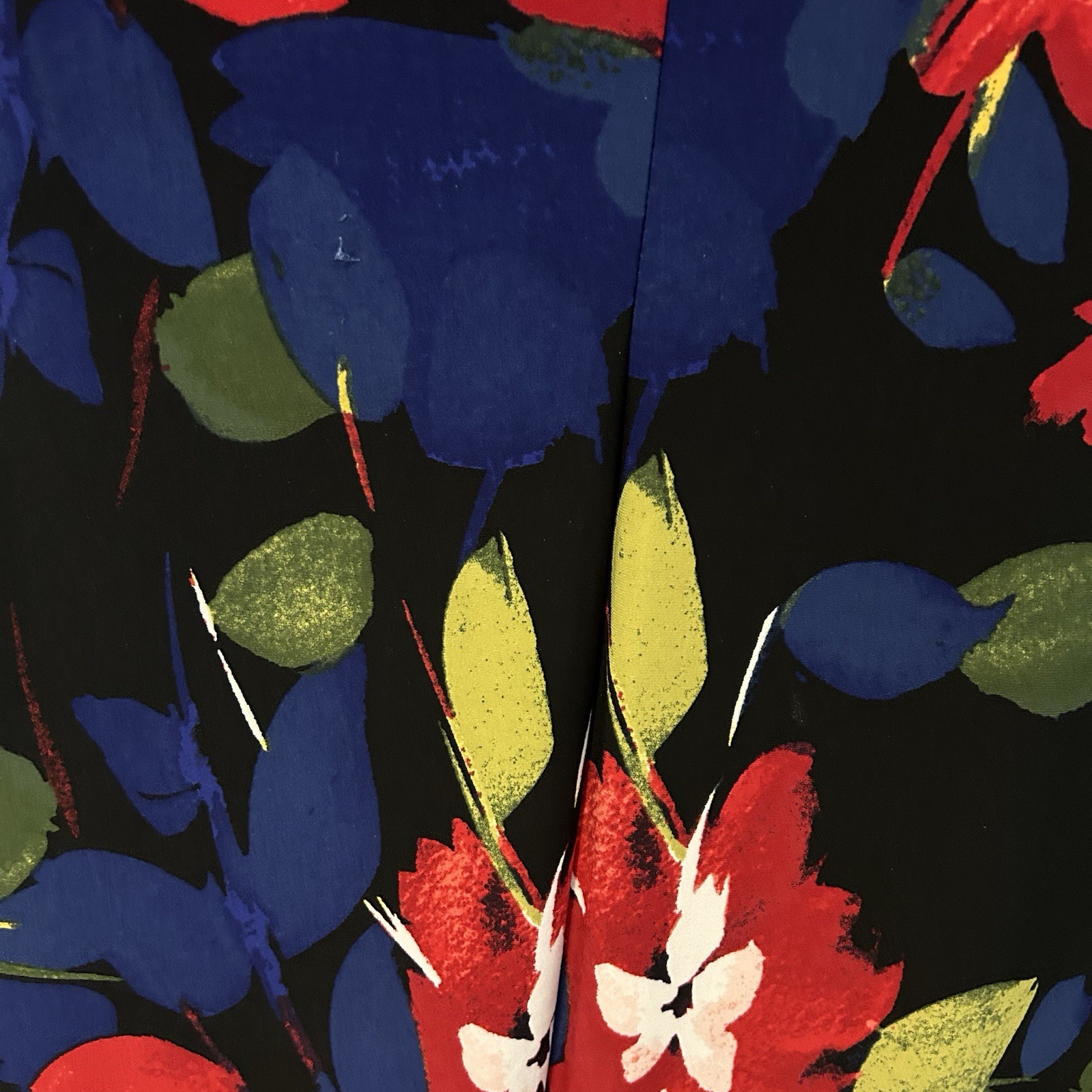 LAUREN Ralph Lauren Black Red Green Floral Cap Sleeve Sheath Dress 14P Classic