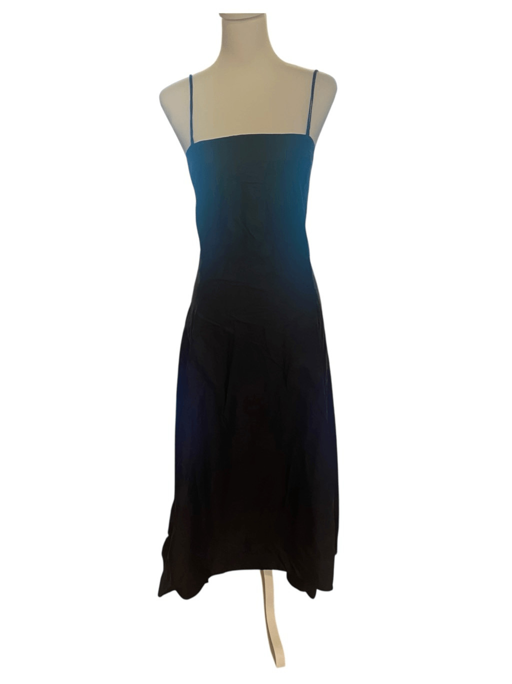 3.1 Phillip Lim Spaghetti Strap Midi Black Dress with Pockets Size 8 MSRP: $650