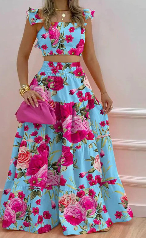 Feminine Tops & Skirts Sets