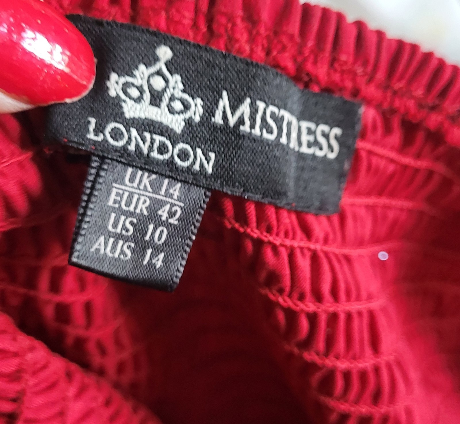 Little Mistress Red Embellished Ballgown, Cruise, Party Wedding 14 Full Length