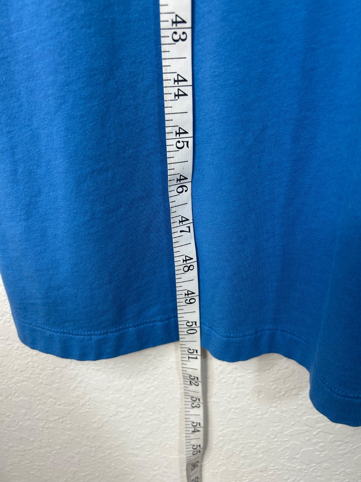 J Jill Relaxed Double-V Elbow Sleeve Maxi Dress Size S Blue With Pockets Casual