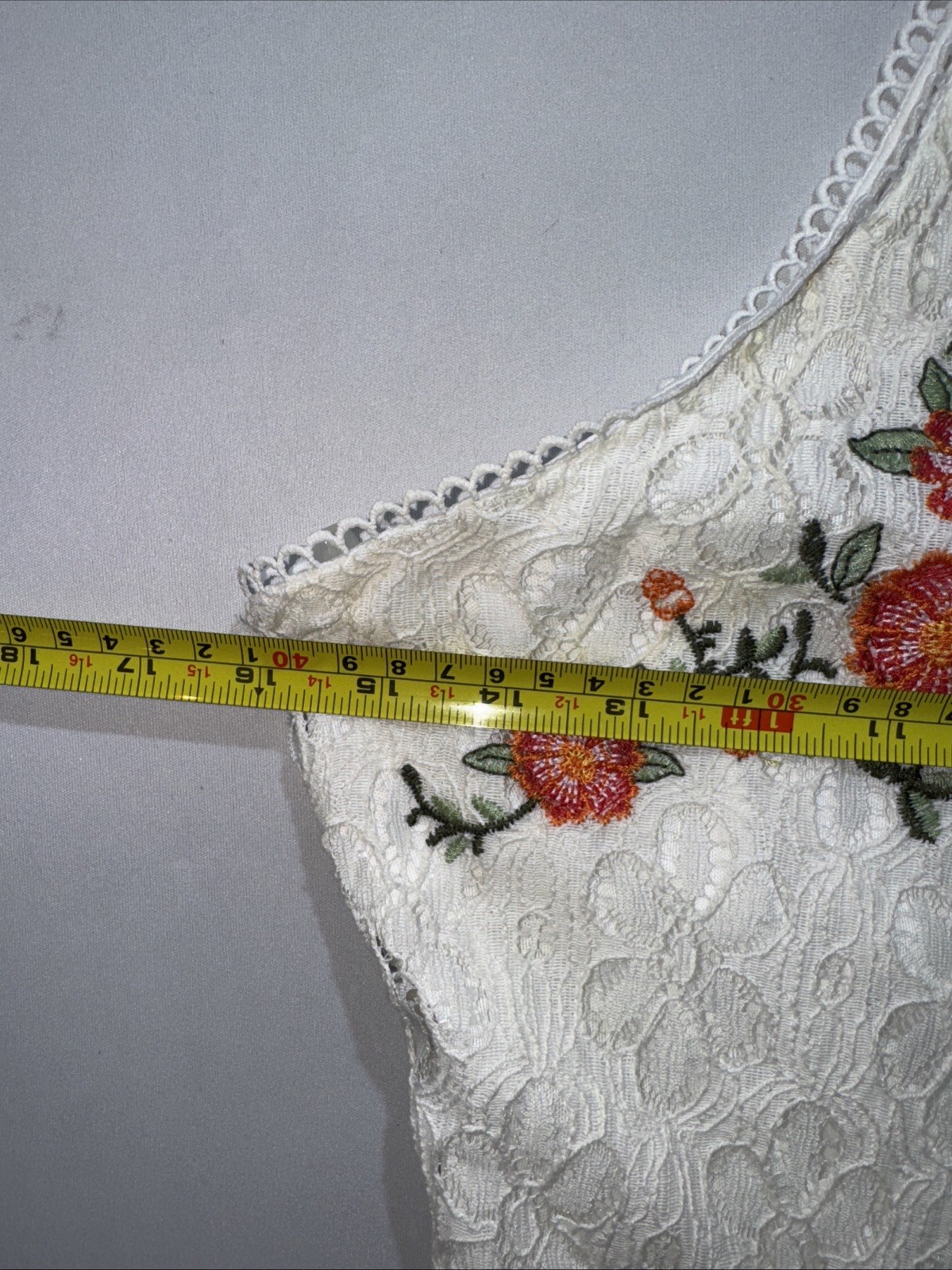 Altar’d State Women’s White Lace Floral Embroidered A Line Mini Dress, Skater