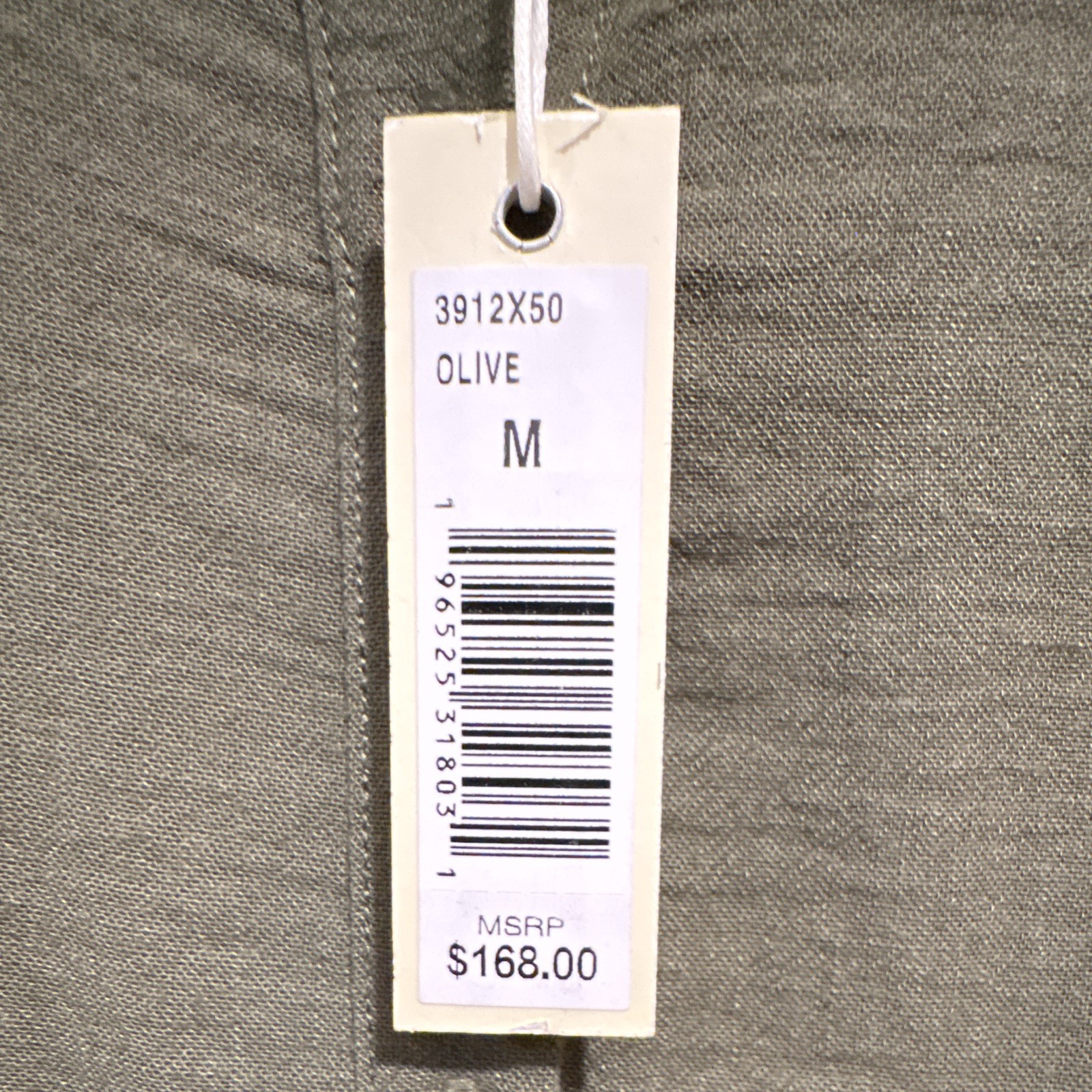 Max Studio Olive Collared Button-Front Tiered Midi Shirt Dress Long Sleeve M