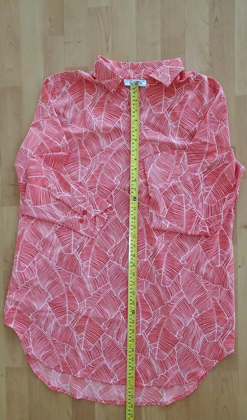 COOLIBAR Dress TOP LARGE UPF 50+ Beach Outdoor Pockets Relaxed Fit