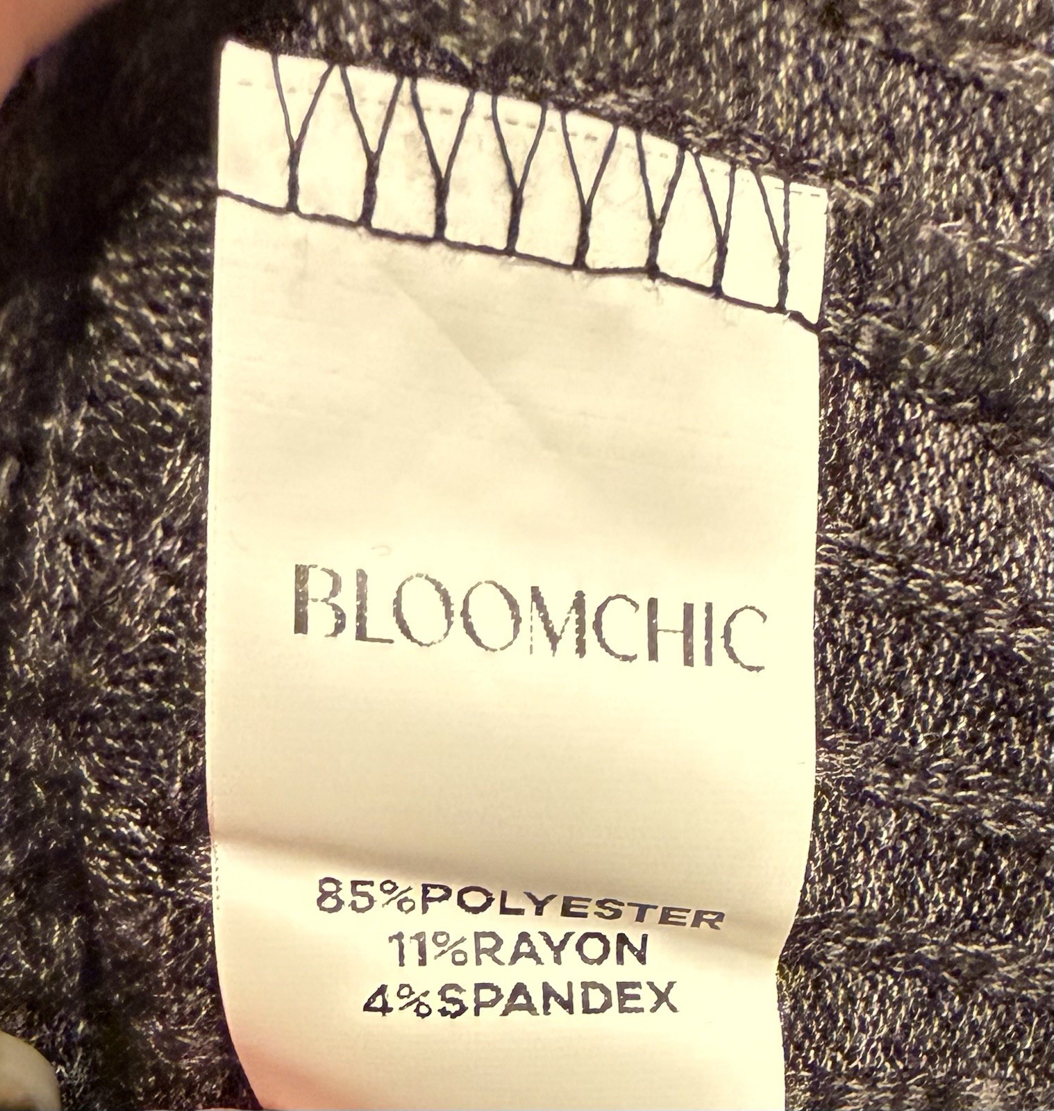 NWT Size 26/4X BloomChic Round Neck Split Hem Button Detail Dress