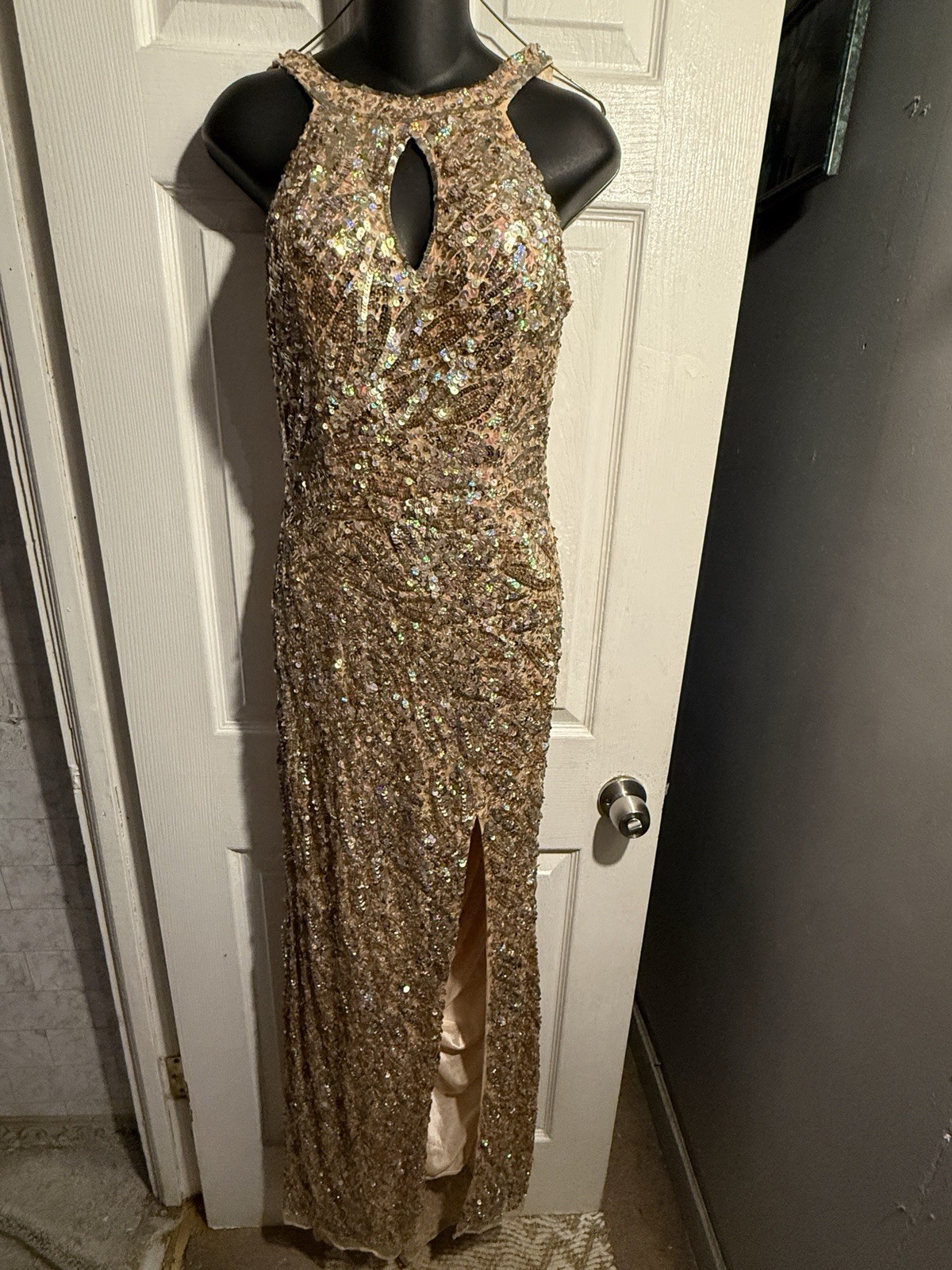 Sequin Cassandra Stone Evening Gown! Prom