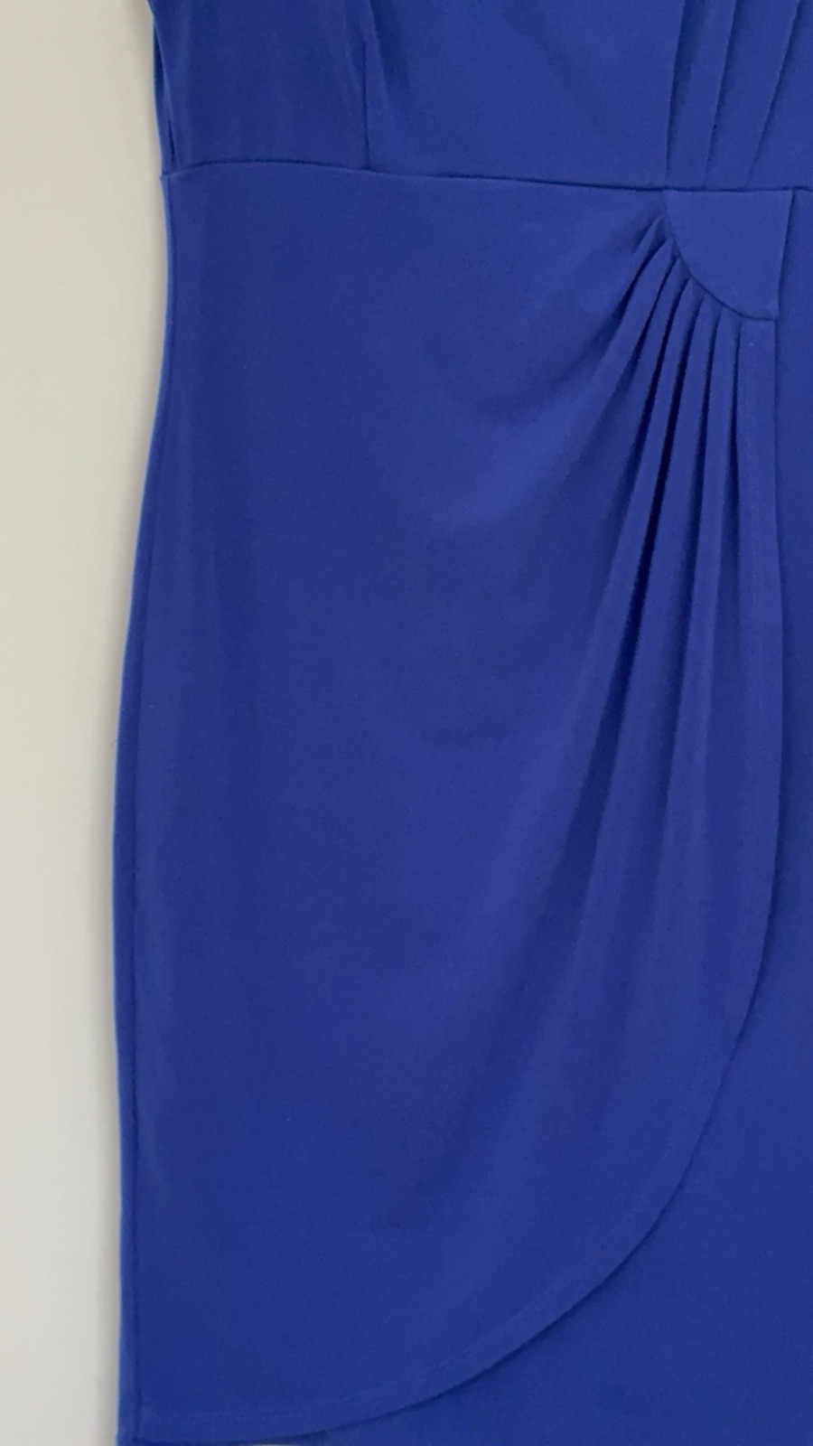 Enfocus Studio Royal Blue Sleeveless Midi Sheath Dress Size 10