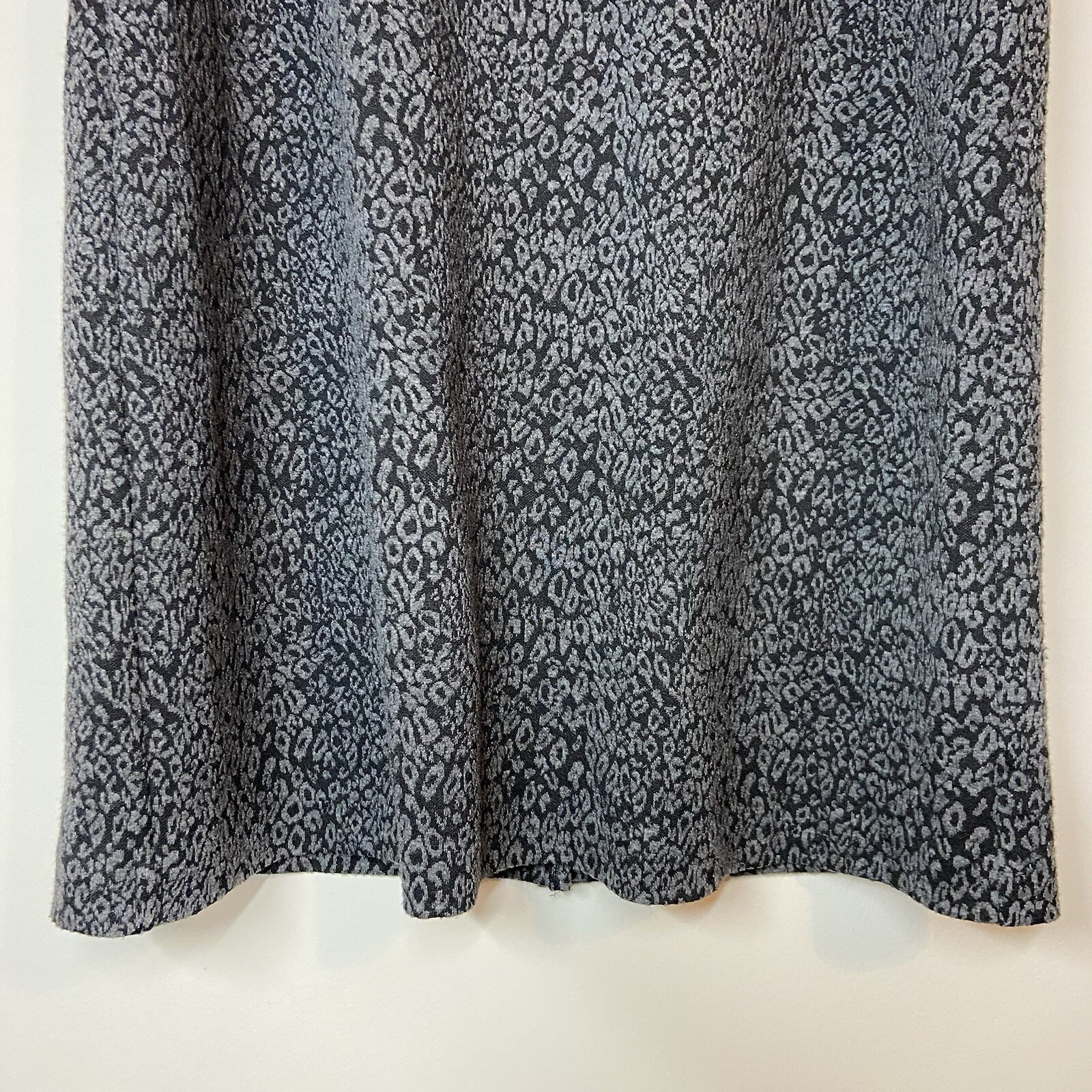 ELEMENTZ Cheetah Print Sleeveless Shift Dress Womens SZ XL Petite Black Gray
